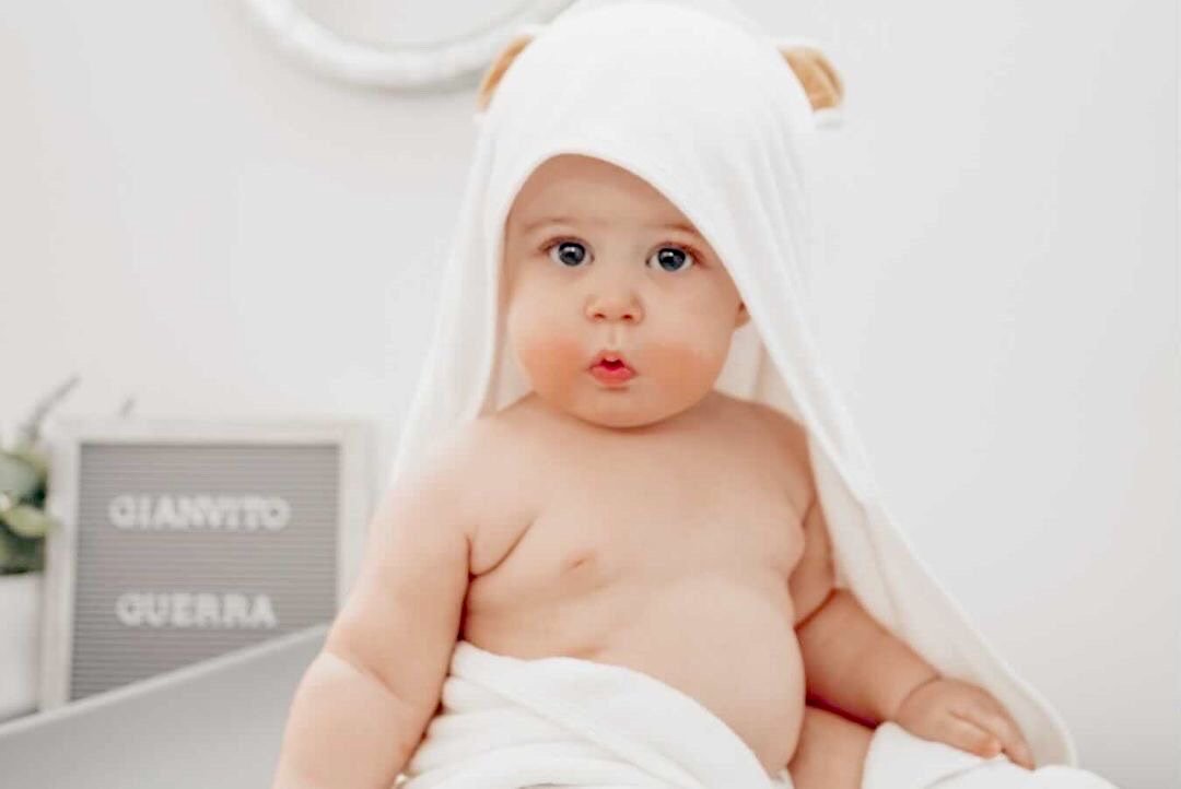Bamboo Hooded Baby Bath Towel - Beba Canada