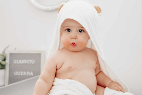 Bamboo Hooded Baby Bath Towel - Beba Canada