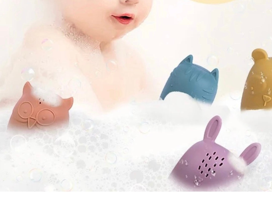 Silicone Bath Toy Set - Beba Canada