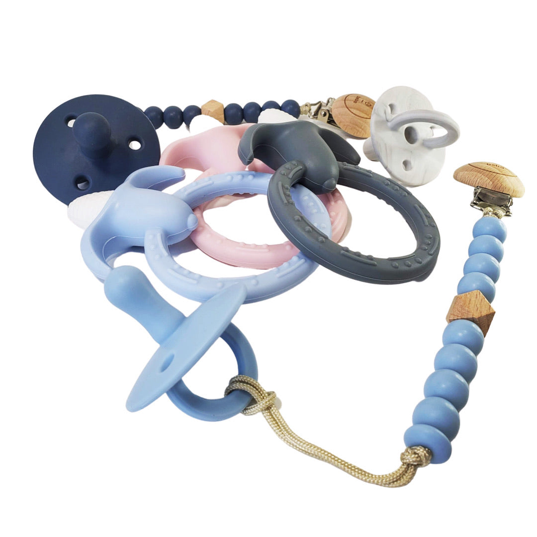 Silicone Pacifier Teether Clip | Mali - Beba Canada