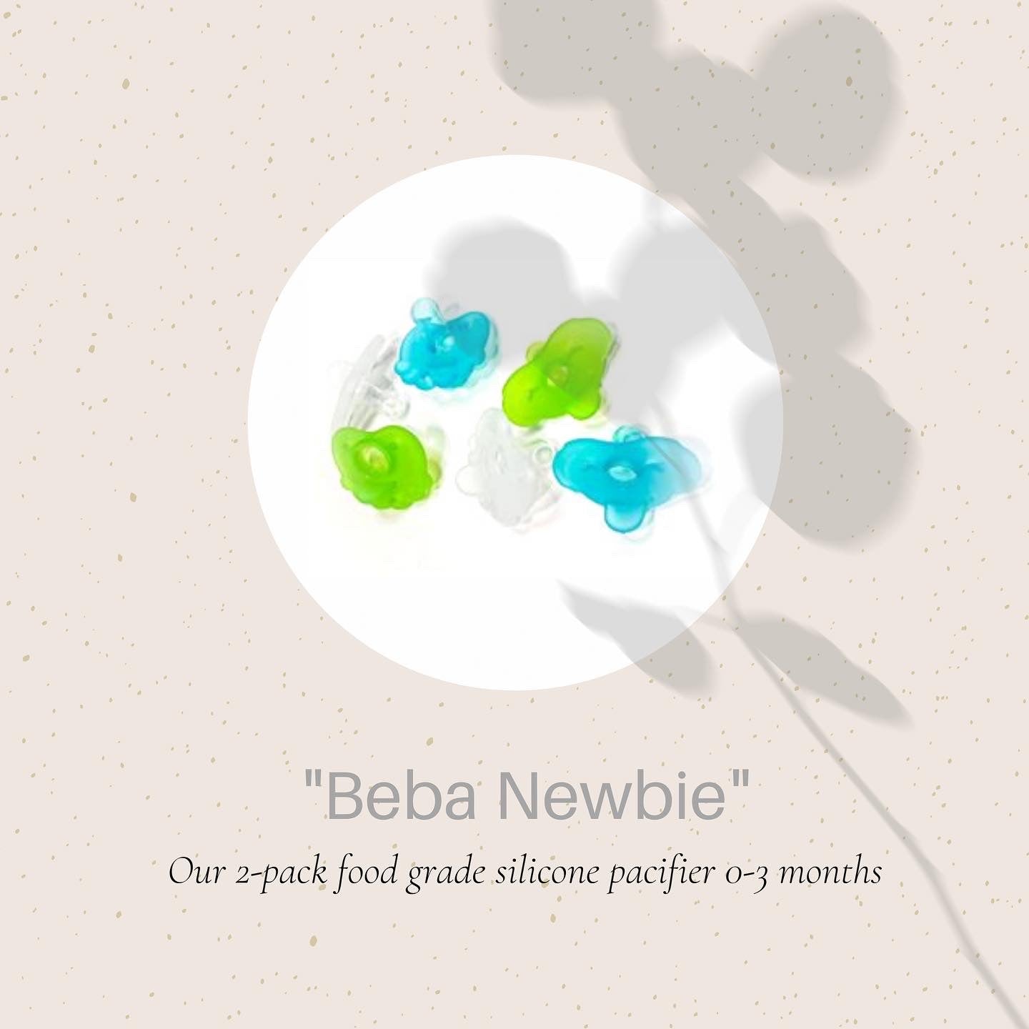 Beba Newbie Pacifier (2-pack*)