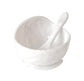 Rounded Edge Marble Bowl + Spoon
