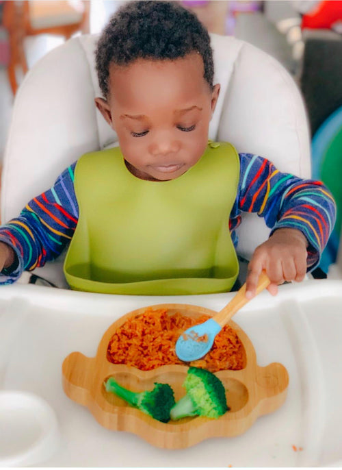 Silicone baby Bib / Bavoir En Silicone - Beba Canada